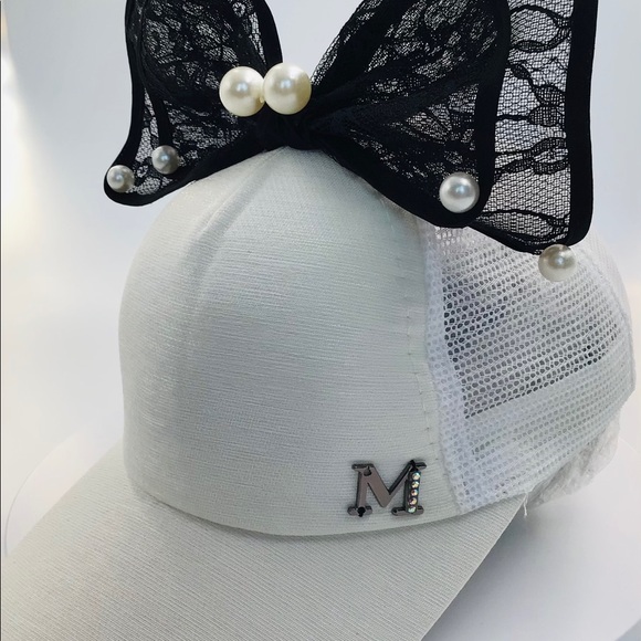 Kids BIG BOW Ball Hat - Picture 7 of 10